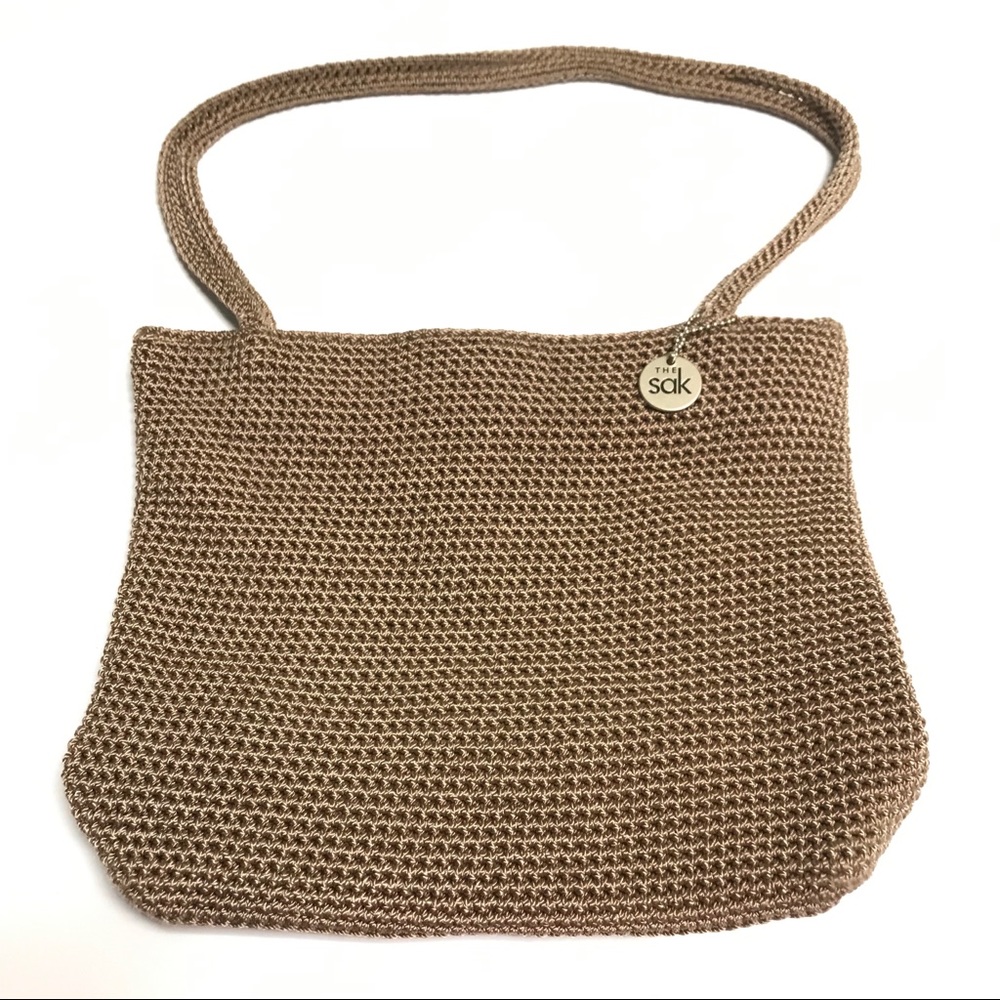 The Sak crochet purse - light brown